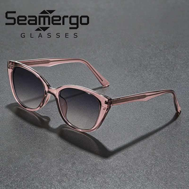 Sunglasses Cat Eye - SEAMERGO Vintage Cat-eye-stijl zonnebril Y2K Comfortabele