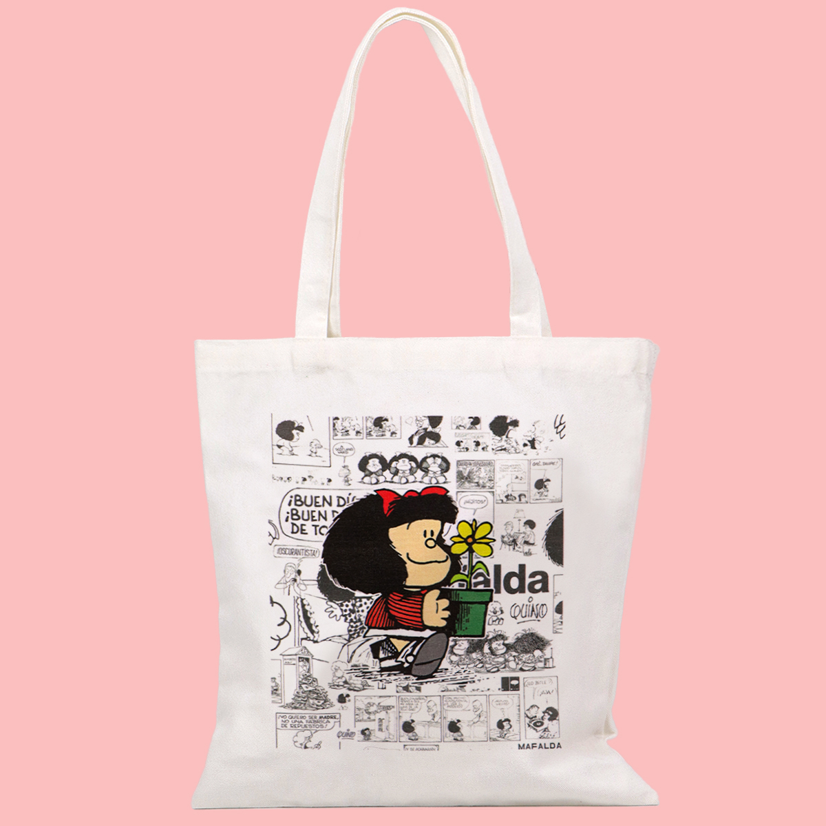 Tote Bag Beach - Mode canvas draagtas dames cartoon meisje
