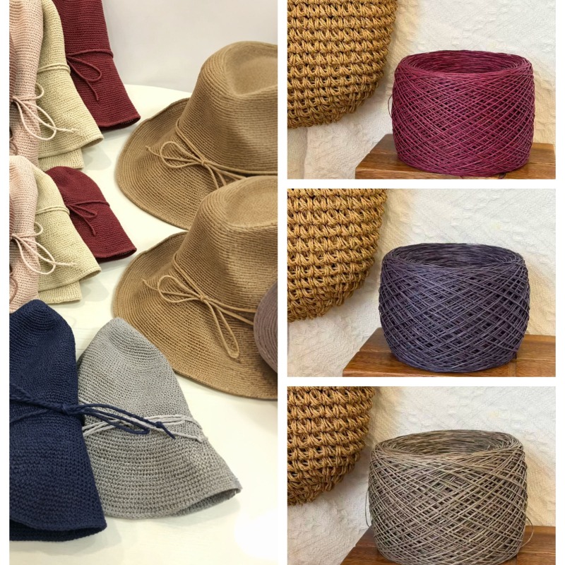 Crochet Bag Raffia - 250g extra fijn katoenen stro raffia