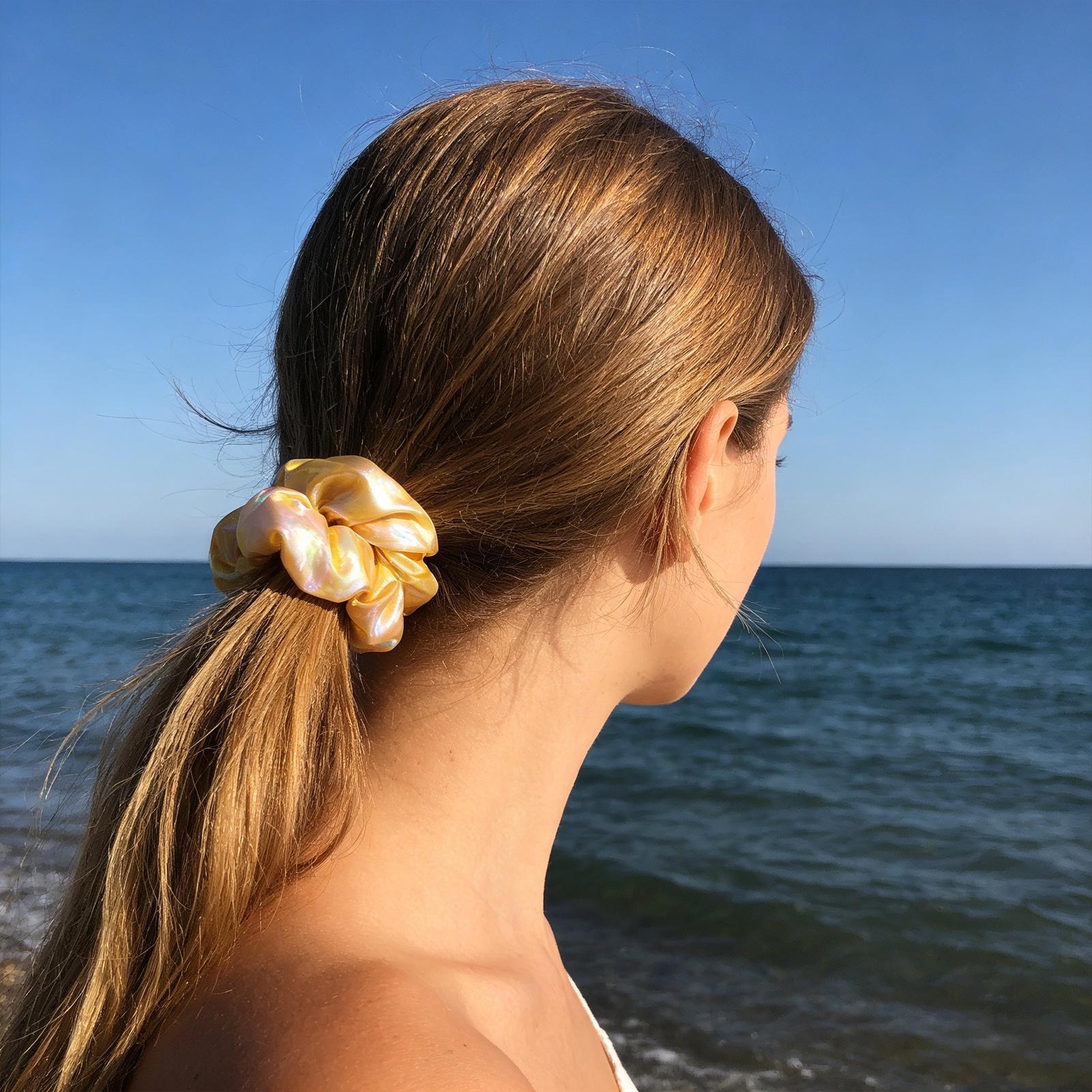 Zachte haarscrunchies met rits - Headband Summer Knit recensie en prijs