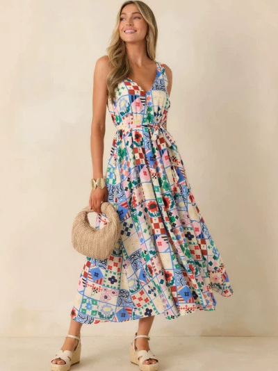Zomer 2026 Grote Maat Bloemend - Linen Dress Wrap recensie en prijs