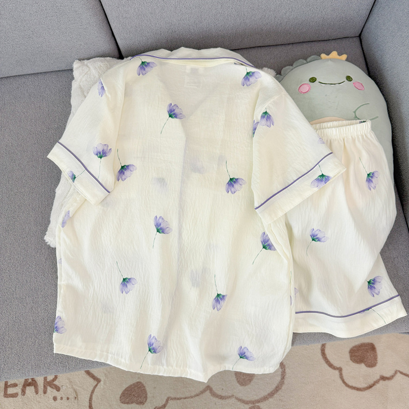 Zomer dames pyjamaset met prin - Romper Floral Print recensie en prijs