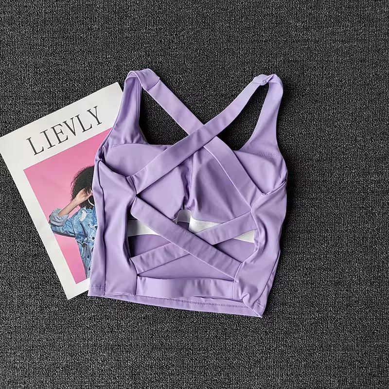 Sportbeha voor dames, push-up, - Bralette Triangle Set recensie en prijs