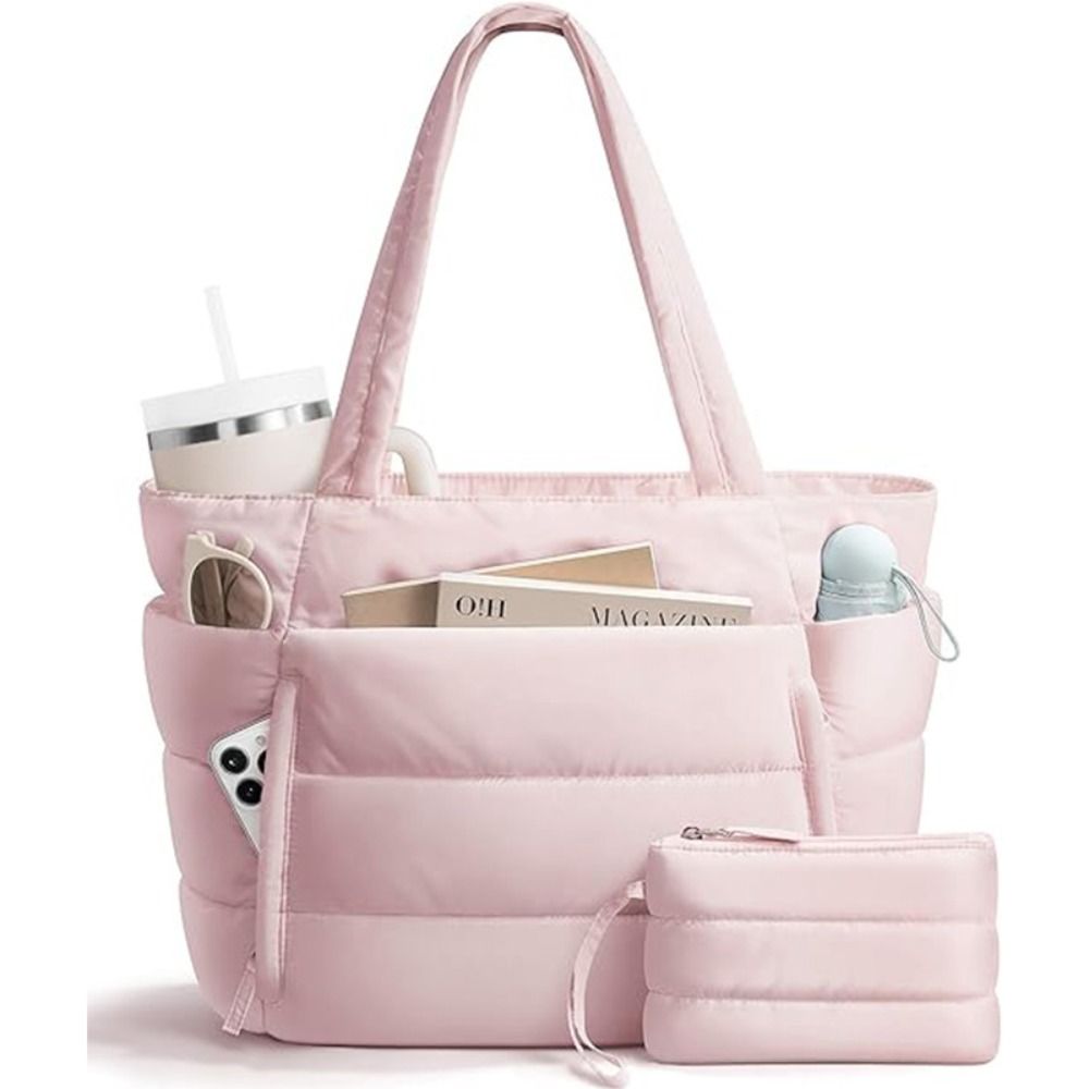 Ruime Puffer Tote Bag voor dam - Tote Bag Beach recensie en prijs
