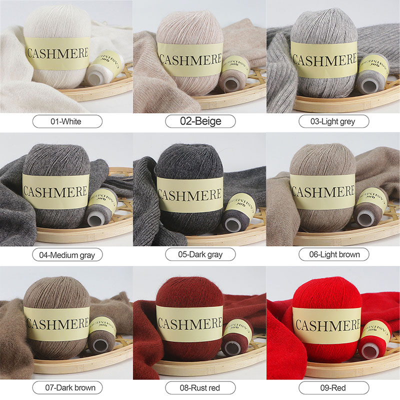QJH 50 + 20g Kasjmier Garen Br - Crochet Bag Raffia recensie en prijs